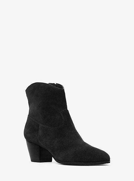 michael kors avery ankle boot blogger|Avery Suede Boot .